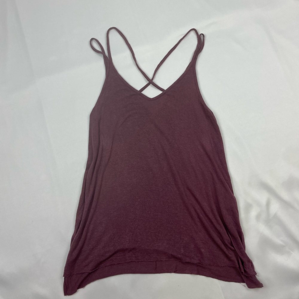 American Eagle Maroon Tank Top